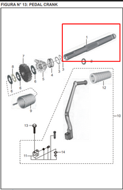 EJE CRANK DISCOVER 125 ST ORIGINAL - Mundimotos