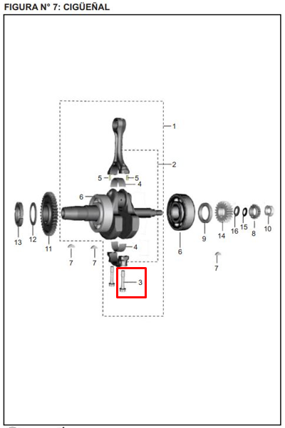 TORNILLO (2) BIELA PULSAR NS 200 ORIGINAL - Mundimotos