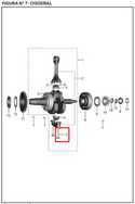 TORNILLO (2) BIELA PULSAR NS 200 ORIGINAL - Mundimotos