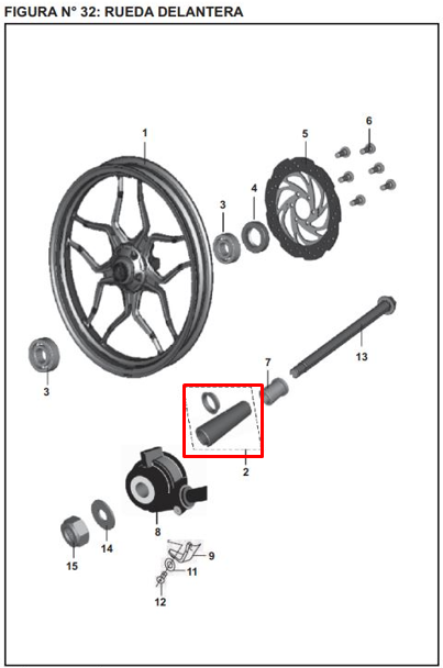 BUJE 15.5X22X75 A.S FR 200 NS ORIGINAL - Mundimotos