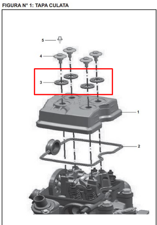 SELLO TAPA CULATA (4) 200 NS ORIGINAL - Mundimotos