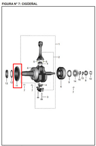 PINON BALANC 200 NS ORIGINAL - Mundimotos