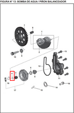 Cargar imagen en el visor de galería, ORING BOMBA AGUA 200 NS ORIGINAL - Mundimotos