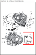 EMPAQUE CENTRO MOTOR PU200 NS NACIONAL - Mundimotos