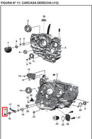 TORNILLO LEVA BALAN. NS 200/BS4/AS ORIGINAL - Mundimotos