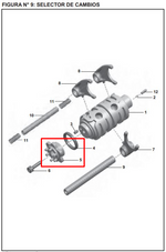 Cargar imagen en el visor de galería, ESTRELLA SELECTOR PUL200NS ORIGINAL - Mundimotos