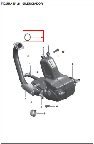 EMPAQUE MOFLE 200 NS/DK200 ORIGINAL - Mundimotos