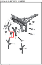 Cargar imagen en el visor de galería, SOPORTE RADIADOR LH 200 NS ORIGINAL - Mundimotos