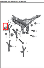 Cargar imagen en el visor de galería, SOPORTE RADIADOR RH 200 NS ORIGINAL - Mundimotos