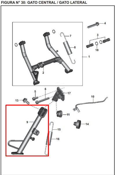 GATO LATERAL PULSAR 200 NS ORIGINAL - Mundimotos
