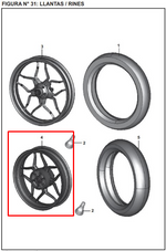 Cargar imagen en el visor de galería, RIN RR PULSAR 200 NSXXORIGINAL - Mundimotos