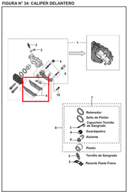Pastilla freno delantera bajaj PULSAR 200 NS original - genuine parts