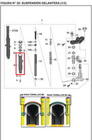 BOTELLA LH PULSAR 200 NS ORIGINAL - Mundimotos