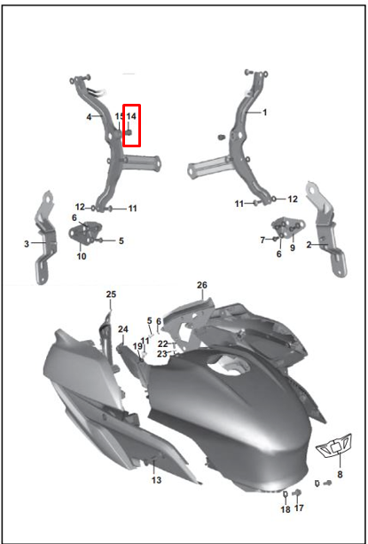 BUJE TAPA ALETA 200 NS ORIGINAL - Mundimotos