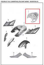 Cargar imagen en el visor de galería, COLA SILLIN PULSAR 200 NS ORIGINAL - Mundimotos