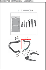 Cargar imagen en el visor de galería, Defensa Der Bajaj PULSAR 200 NS Original - Genuine parts