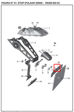 Cargar imagen en el visor de galería, SOPORTE PLACA 200 NS ORIGINAL - Mundimotos