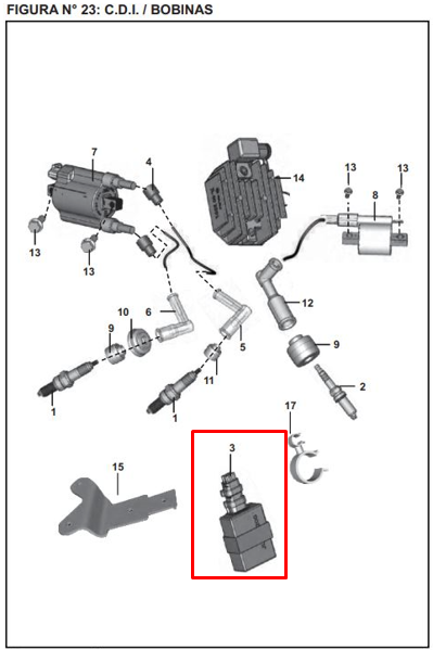 CDI PULSAR 200AS ORIGINAL - Mundimotos