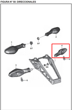 Cargar imagen en el visor de galería, Direccional RR/RH PULSAR 200 NS ORIGINAL - Mundimotos