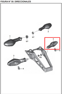 Direccional RR/RH PULSAR 200 NS ORIGINAL - Mundimotos