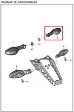 Cargar imagen en el visor de galería, Direccional FR/RH PULSAR 200 NS ORIGINAL - Mundimotos