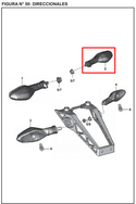 Direccional FR/RH PULSAR 200 NS ORIGINAL - Mundimotos