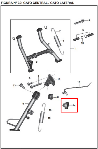 IMAN GATO LAT 200 NS ORIGINAL - Mundimotos