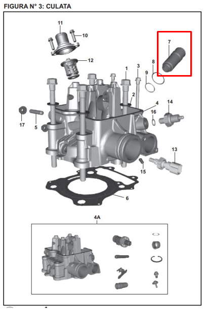 TORRE BUJIA 200 NS BSIV ORIGINAL - Mundimotos