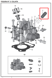 TORRE BUJIA 200 NS BSIV ORIGINAL - Mundimotos
