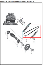 Cargar imagen en el visor de galería, CADENILLA SCR 3X4 94L 200 NS ORIGINAL - Mundimotos