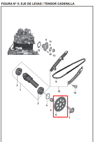 PINON ARBOL T PULSAR 200 NS BSIV ORIGINAL - Mundimotos