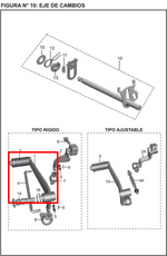 Cargar imagen en el visor de galería, PEDAL CAMBIOS PULSAR200 NS FI ORIGINAL - Mundimotos