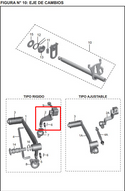 LEVA PEDAL CAMBIOS NS200 FI ORIGINAL - Mundimotos