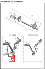 Cargar imagen en el visor de galería, GUARDAPOLVO #2 PEDAL PULSAR 200 NS ORIGINAL - Mundimotos