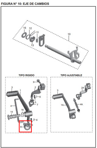 GUARDAPOLVO #2 PEDAL PULSAR 200 NS ORIGINAL - Mundimotos