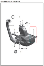 Cargar imagen en el visor de galería, PROTECTOR MOFLE NS200 ORIGINAL - Mundimotos
