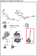 RELAY ARRANQUE PUL35/DOMINAR 400/DICS135 ORIGINAL - Mundimotos