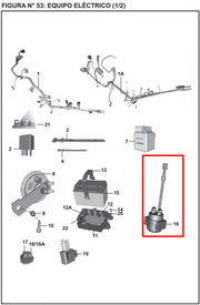 RELAY ARRANQUE PUL35/DOMINAR 400/DICS135 ORIGINAL - Mundimotos