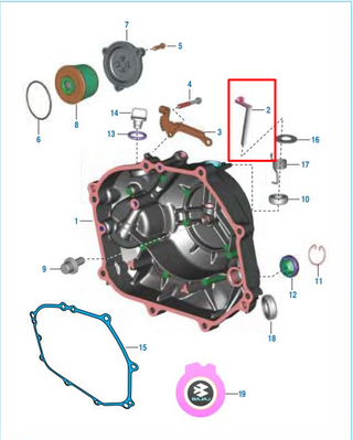 LEVA CLUTCH PULSAR 135LS/BM100KS ORIGINAL - Mundimotos