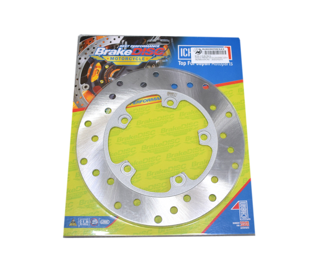 DISCO FRENO XCD 125 /DISC125+ CHINO - Mundimotos