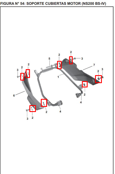 ARANDELA CUBIERTAS NS 200 BSIV ORIGINAL - Mundimotos