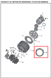 CLUTCH ARRANQUE 200 NS ORIGINAL - Mundimotos