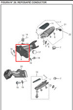 Cargar imagen en el visor de galería, SOPORTE POSA FR/RH DISCOVER 125 ST ORIGINAL - Mundimotos