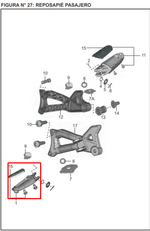 Load image into Gallery viewer, POSAPIE RR/LH DISCOVER 125 ST ORIGINAL - Mundimotos