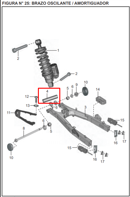 BUJE 14X22X102 TJ DISCOVER 125 ST ORIGINAL - Mundimotos