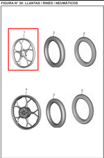 Cargar imagen en el visor de galería, RIN FR DISCOVER 125ST ORIGINAL - Mundimotos