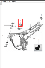 Cargar imagen en el visor de galería, TAPA CUNAS DISCOVER 125 ST/150ST ORIGINAL - Mundimotos