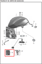 Cargar imagen en el visor de galería, FILTRO LLAVE GAS DISCOVER 125 ST ORIGINAL - Mundimotos