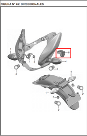 SOPORTE DIRECCION FR/LH DISCOVER 125 ST ORIGINAL - Mundimotos