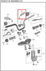 Cargar imagen en el visor de galería, Espejo Derecho Bajaj Discover 125 St Original - Genuine parts - Mundimotos